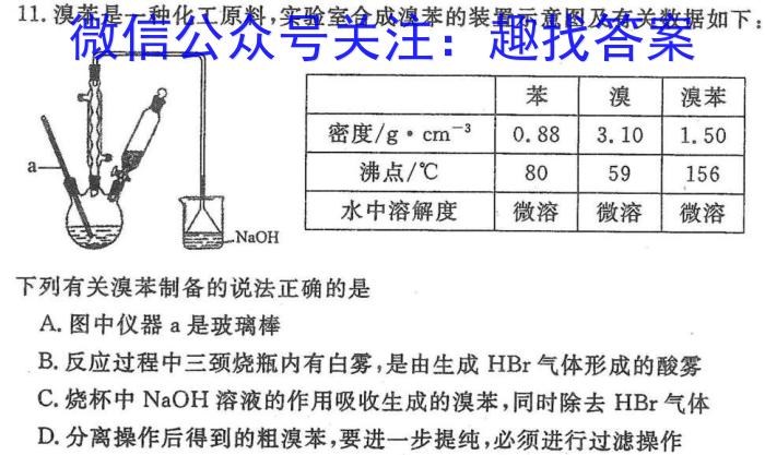 2022~2023学年核心突破QG(十五)15化学