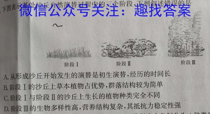 衡水金卷先享题信息卷2023全国甲卷5生物