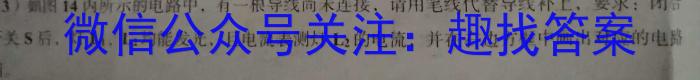 2024-2023下学年高三年级TOP二十名校二月调研考试q物理