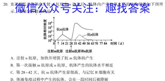 辽宁省2023年1月葫芦岛市高一普通高中学业质量监测考试生物