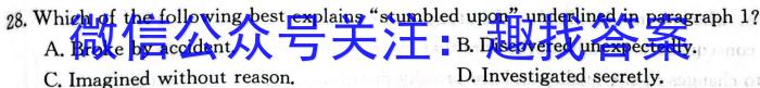 安徽省九年级2022-2023学年新课标闯关卷（十七）AH英语