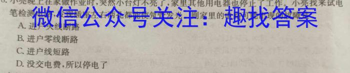 智慧上进2023届限时训练40分钟·题型专练卷(九)q物理
