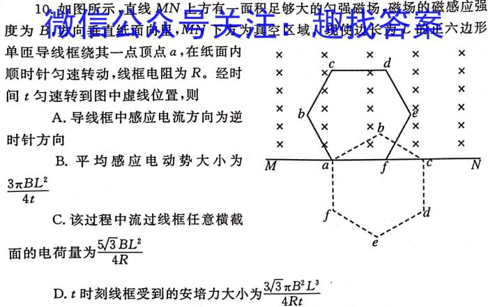 2022-2023衡水金卷先享题高考备考专项提分卷(新教材)高考大题分组练(5)试题物理`