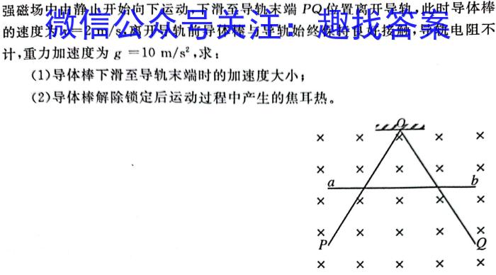 衡水金卷2022-2023上学期高二期末(新教材·月考卷).物理