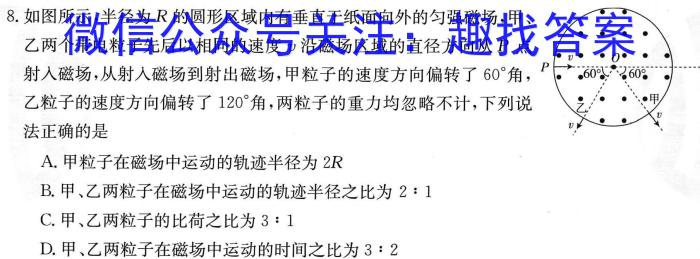 河南省2023届高三青桐鸣大联考（2月）.物理