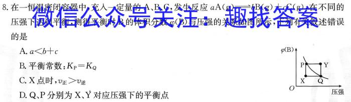 2022-2023学年陕西省高一年级2月联考(23-243A)化学