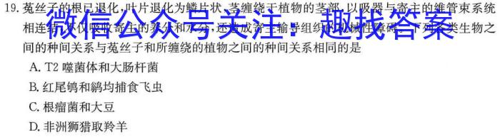 陕西省莲湖区2023年高三第一次模拟考试生物