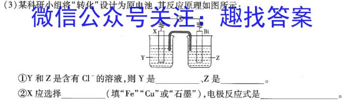 衡水金卷先享题·月考卷 2022-2023学年度下学期高三年级一调考试(新教材)化学