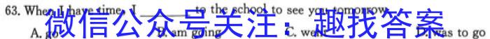 安徽省2023年名校之约·中考导向总复*模拟样卷（八）英语试题