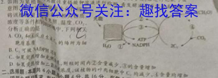 2023年普通高等学校招生全国统一考试·冲刺押题卷(新高考)(二)生物