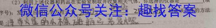 安徽省2023年最新中考模拟示范卷（一）化学