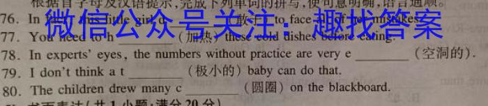 2023年普通高等学校招生全国统一考试名校联盟·模拟信息卷(七)7英语试题