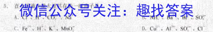 2023年普通高等学校招生全国统一考试名校联盟·模拟信息卷(五)5化学