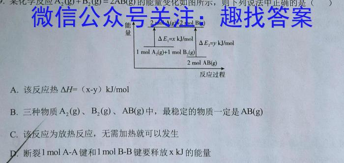 衡水金卷 2023届西南名校高三第一次大联考化学