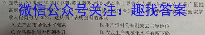 智慧上进2023届限时训练40分钟·题型专练卷(六)历史试卷