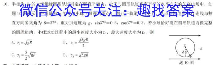 2024-2023衡水金卷先享题高考备考专项提分卷(新教材)高考大题分组练(5)试题q物理