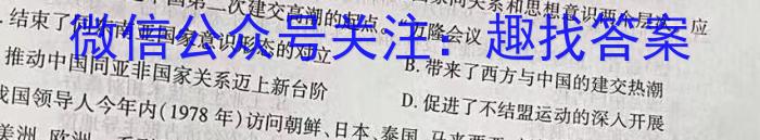 2023年普通高等学校招生全国统一考试名校联盟·模拟信息卷(八)8历史