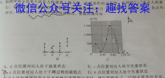 2023年陕西省初中学业水平考试·仿真摸底卷（A）物理`