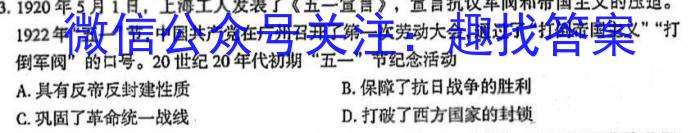 2022~2023学年度芜湖市高二上学期期末学情检测(23-261B)历史