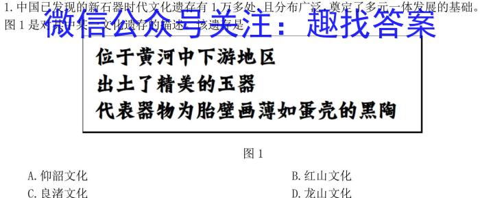 2023届广西名校高考模拟试卷信息卷历史