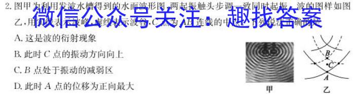 百校大联考 全国百所名校2023届高三大联考调研试卷(六)6.物理