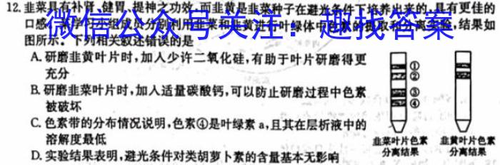 衡阳二模高三3月联考2023生物