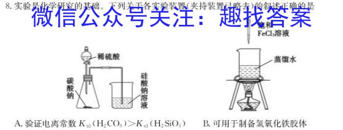 考前信息卷·第五辑 砺剑·2023相约高考 强基提能拔高卷(二)2化学