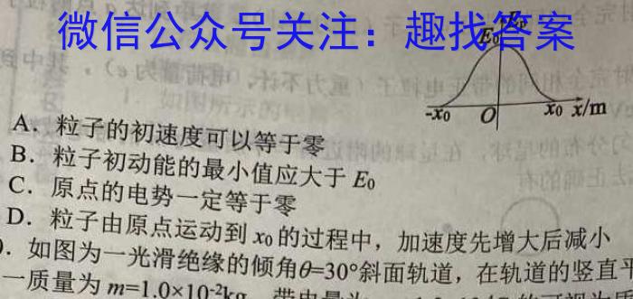 2023届陕西省高三试卷2月联考(23-318C)f物理