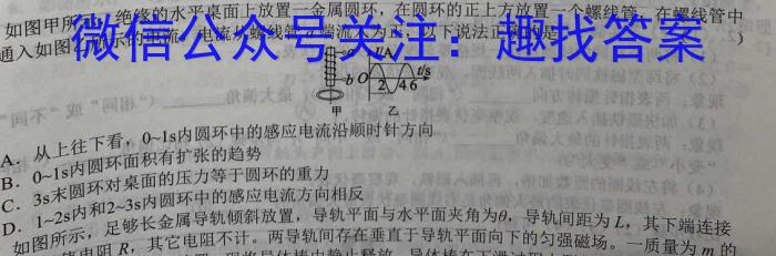 2022-2023衡水金卷第一学期五校联盟高一期末联考(2月)物理`