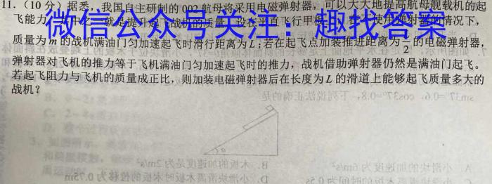 2023年普通高等学校招生全国统一考试 高考仿真冲刺卷(四)4l物理