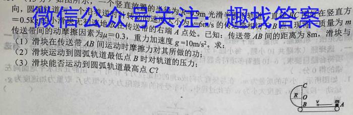 九师联盟 商开大联考2022-2023学年高一上学期期末考试物理`