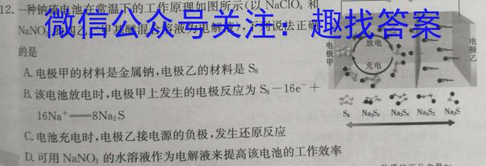 走向重点 2023年高考密破考情卷 宁夏(六)6化学