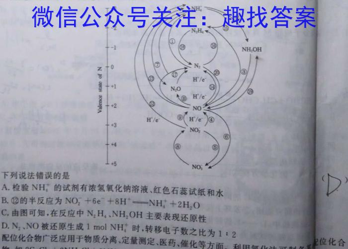 走向重点 2023年高考密破考情卷 宁夏(九)9化学