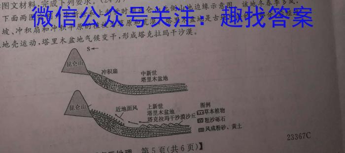 河南省豫北名校普高联考2022-2023学年高三测评(四)4地理