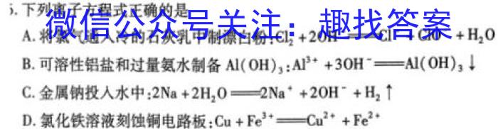 2022~2023学年核心突破QG(十六)16化学