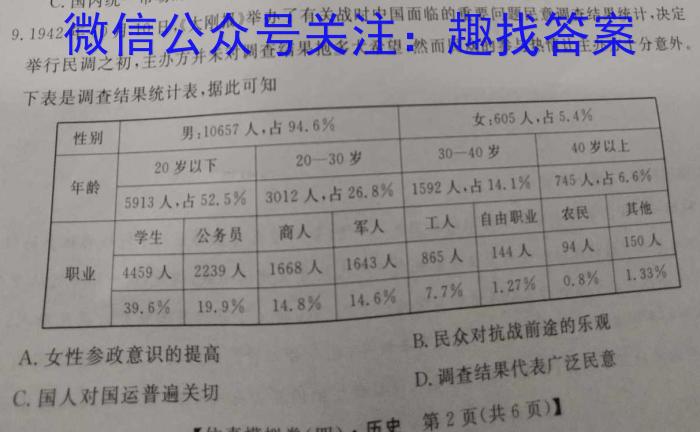 2023沈阳一模高三教学质量监测一历史试卷