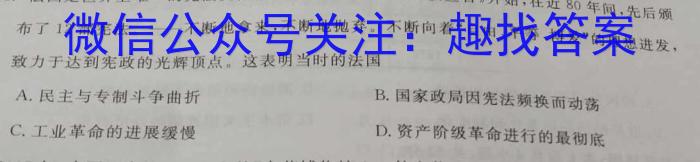 2023届邕衡金卷高三第三次适应性考试政治~