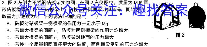 走向重点 2023年高考密破考情卷 宁夏(二)2f物理