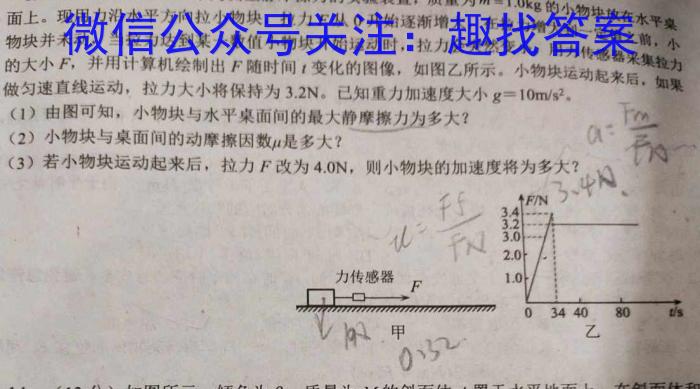 安徽第一卷·2023年九年级中考第一轮复*（二）物理.