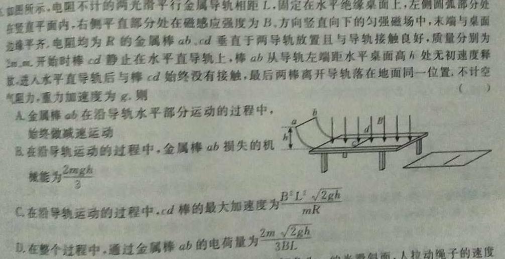慕华·优策 2022-2023学年高三年级第二次联考(2月)-物理