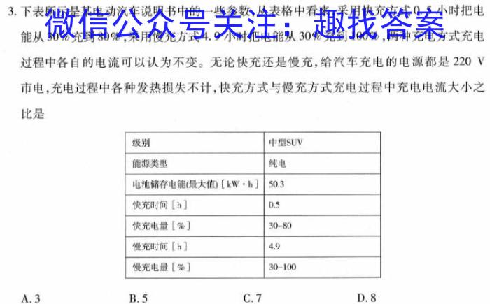 2023衡水金卷先享题信息卷 新高考新教材(四).物理