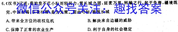 衡中同卷2022-2023下学期高三年级三调(全国卷)政治试卷d答案