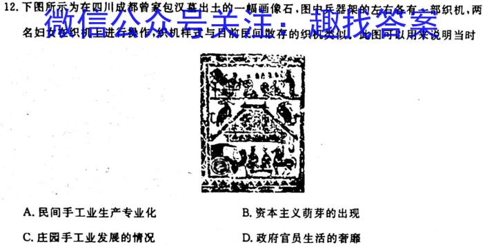 2023年新高考模拟冲刺卷(六)6历史