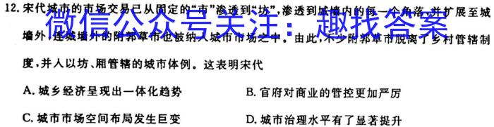 群力考卷•2023届高三第六次模拟卷(六)新高考历史