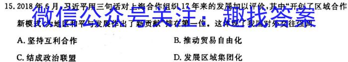 辽宁省2022-2023学年度下学期高三第一次模拟考试（3月）历史