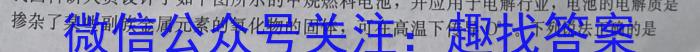 2022-2023学年高中毕业班八省联合教育信息中心统一命题考试化学