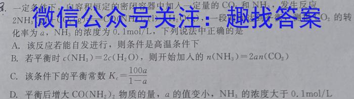 衡水金卷2022-2023上学期高二期末(新教材·月考卷)化学