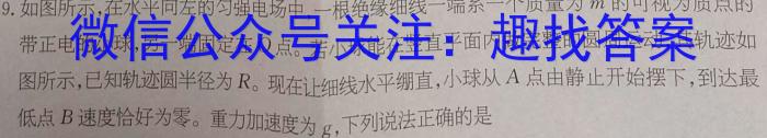 安徽省太和县2023年初中学业水平考试模拟测试卷（一）.物理