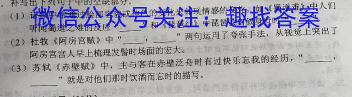 安宁河联盟2022-2023学年度下学期高中2022级期中联考政治1