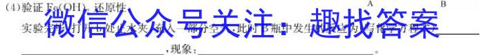 安康市2023届高三年级第二次质量联考试卷(3月)化学